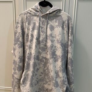 Lululemon Athletica Gray and White Patterned Hoodie